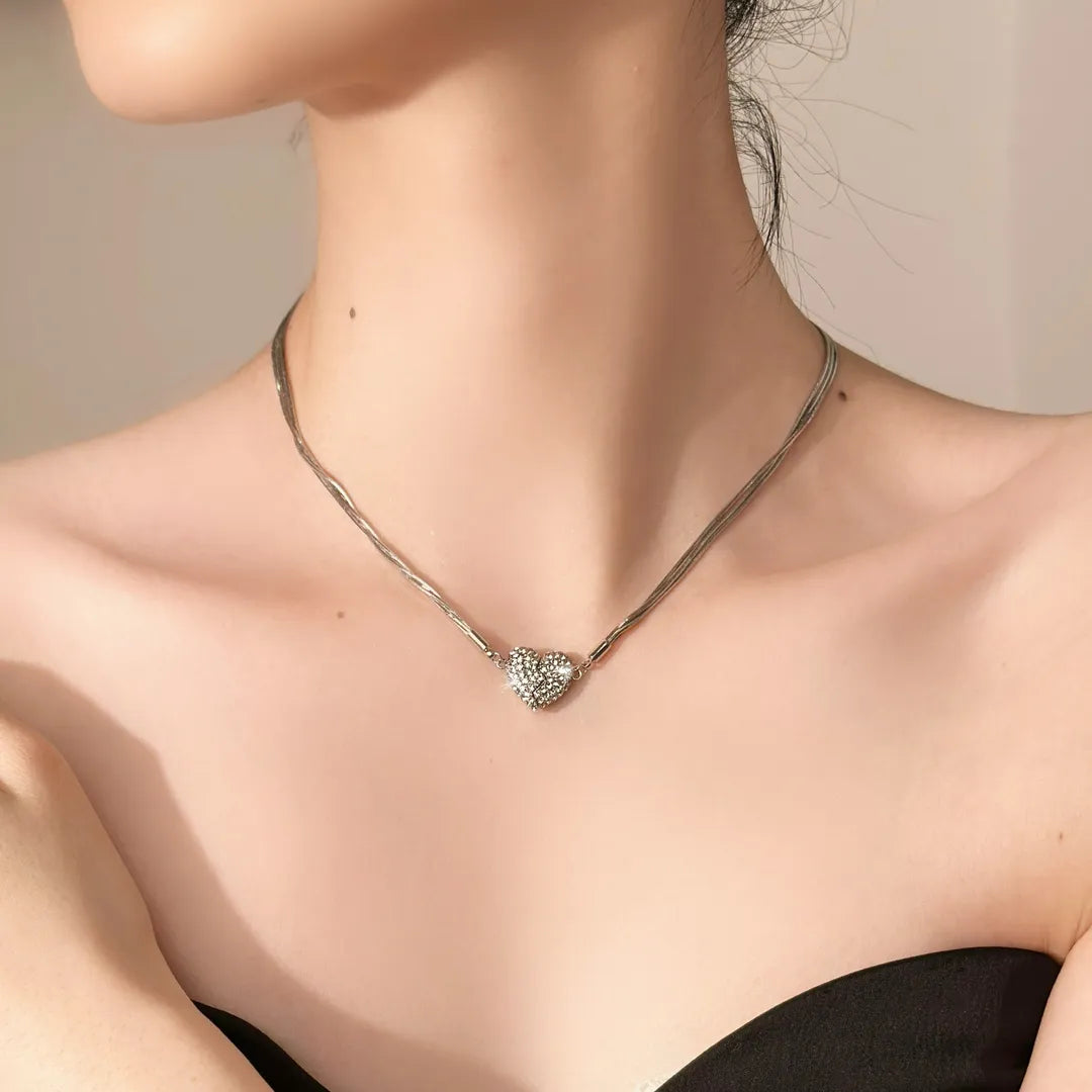 COLLAR CORAZON DE DIAMANTE